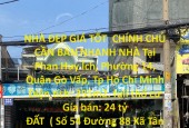 NHÀ ĐẸP GIÁ TỐT  CHÍNH CHỦ CẦN BÁN NHANH NHÀ Tại Phan Huy Ích, Phường 14, Quận Gò Vấp